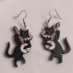 MUSICIAN CAT EARINGS